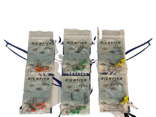 Hayabusa SS075 Battle Sabiki Flasher Fishing Rig - 6 Hooks With Shin Mackerel Skin, Size 12-4