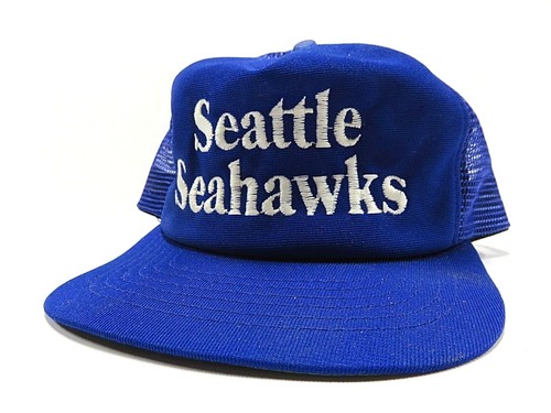 Vintage New Era Seattle Seahawks Blue Trucker Styl