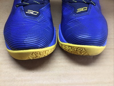 Under Armour UA Curry 2.5 Bright Blue & Yellow High Tops