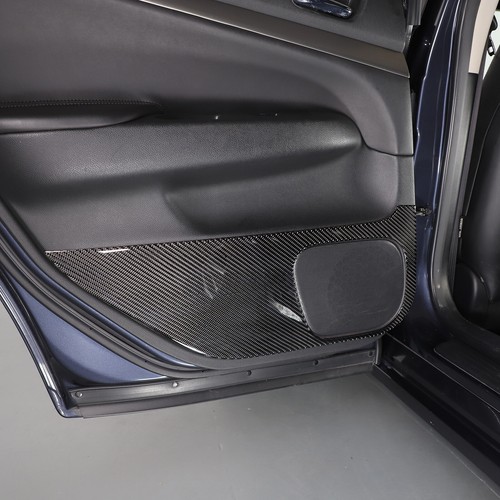 Carbon Fiber Rear Door bottom Trim Sticker Fits INFINITI G25 G35 G37 Sedan - Picture 5 of 11