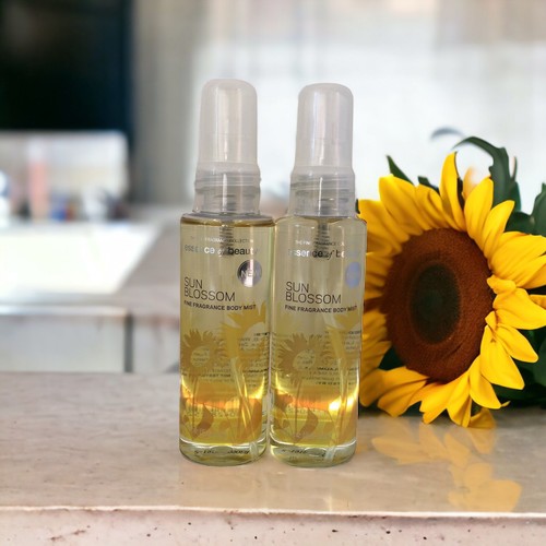 2x Essence Of Beauty Sun Blossom Body Fragrance Mist 2 oz Travel Size New FULL - Picture 11 of 15