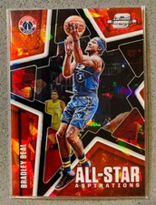 2020-21 Contenders Optic #12 Bradley Beal Red Cracked Ice All-Star Aspirations