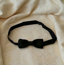 Formal Black Bow Tie for formal wear Standard Adjustable Neck Hook Closure