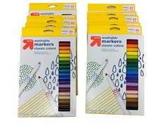 Up & Up Washable Markers Classic Colors 20 Count Lot of 10