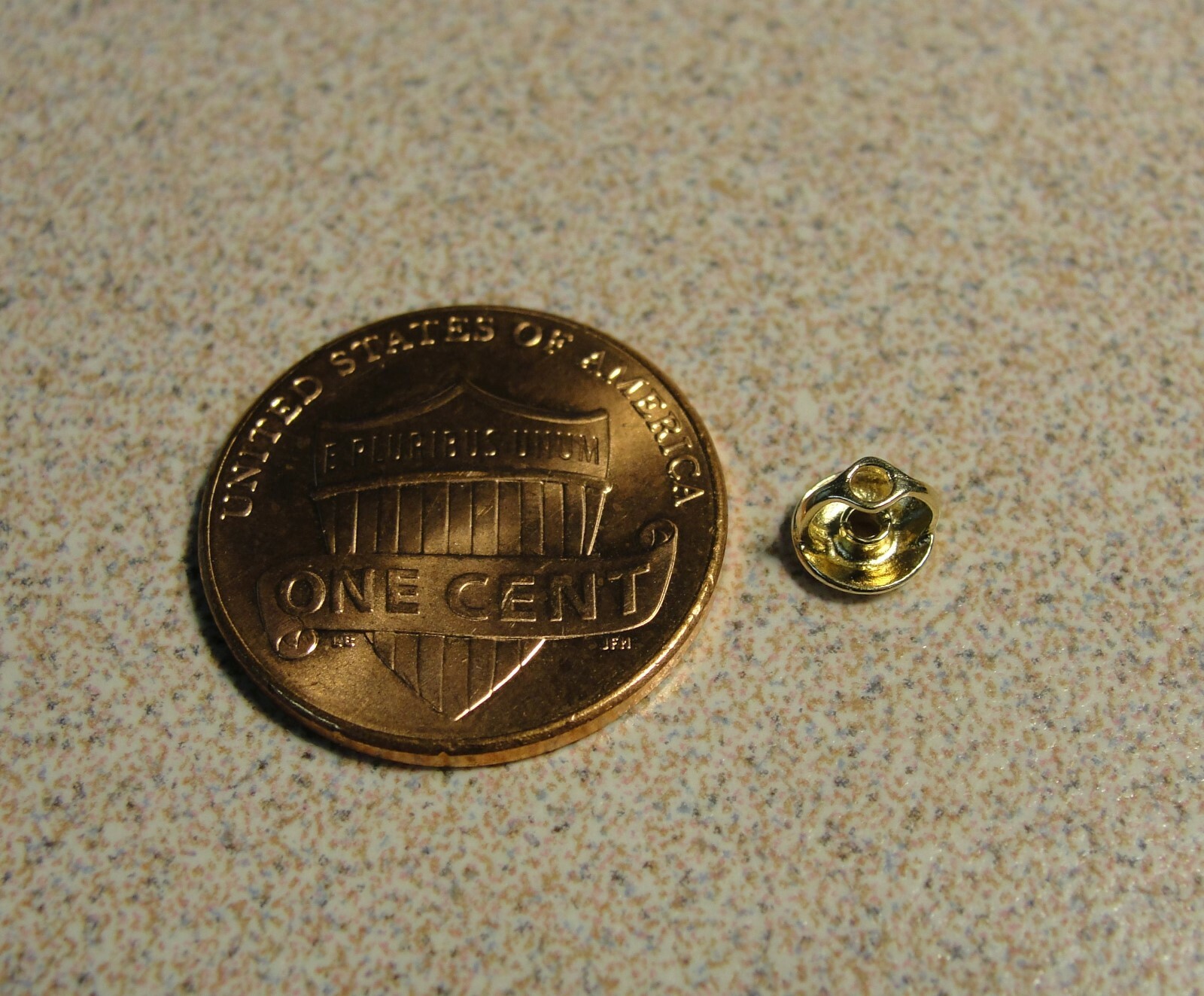 SINGLE 14K Solid Yellow Gold Backing Replacement … - image 9