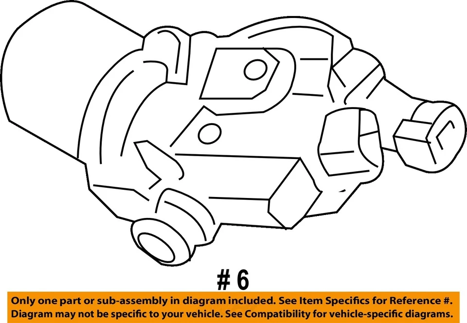 Used Windshield Wiper Motor fits: 2020 Chevrolet Traverse Grade B - Image 4 of 4