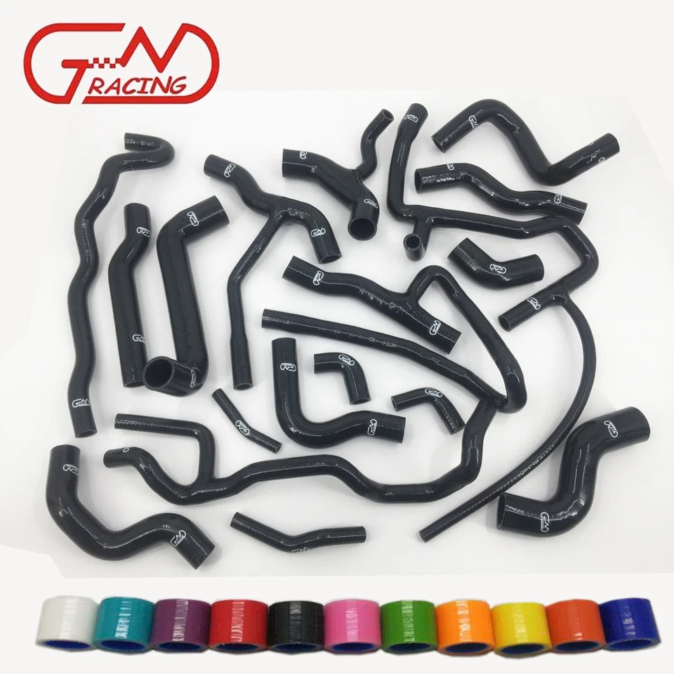 Kit de mangueras de radiador Fit 99-01 Porsche Carrera 996 4 transmisión Tiptromoc 3.6NA Foto 2 de 4