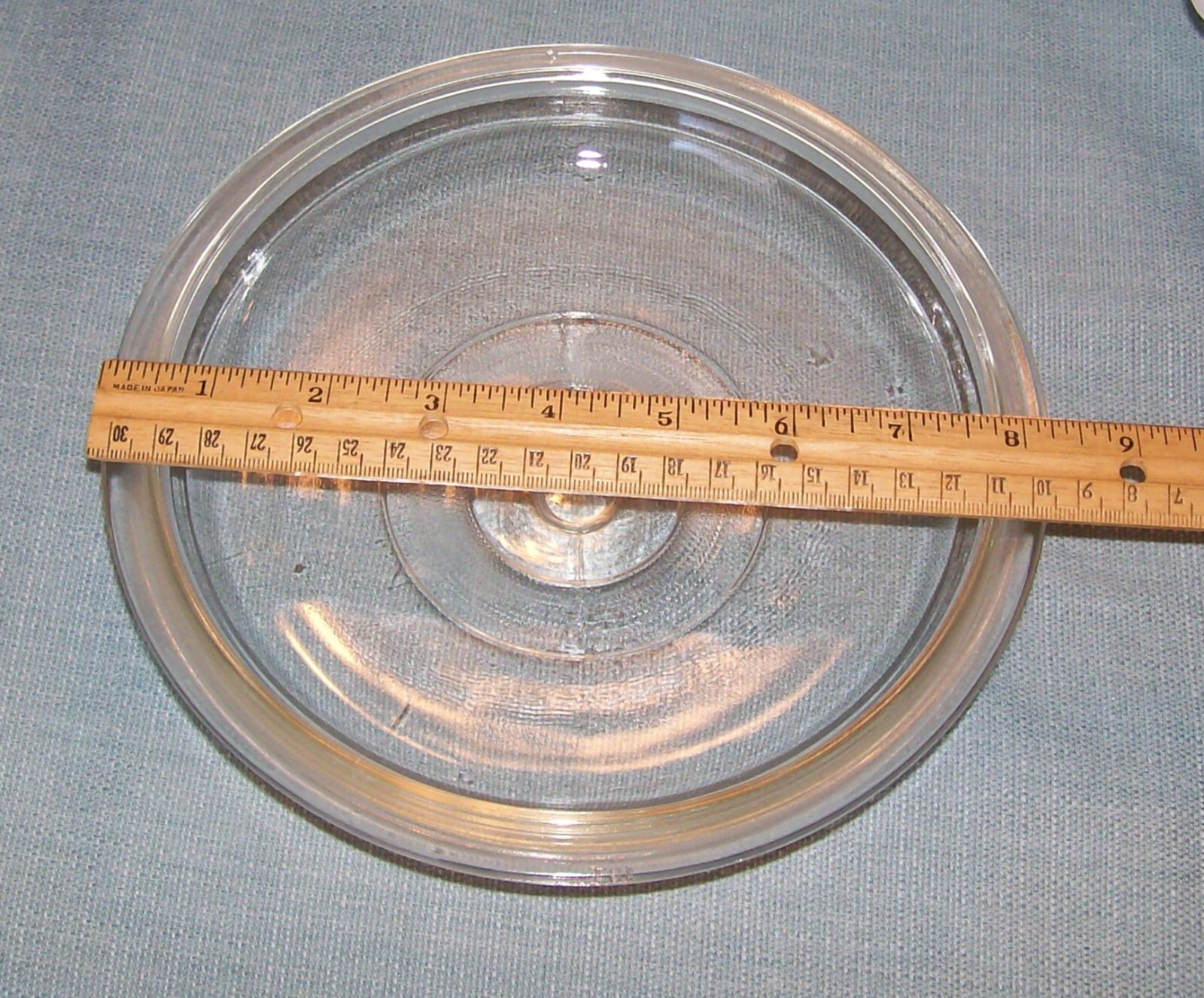 Vtg Fire King BLUE HEAVEN Casserole - 8" Round 1 QT AtomicTurquoise Gray w/ Lid