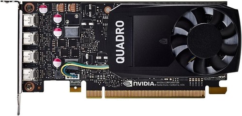 HP nVIDIA Quadro P1000 4GB GDDR5 PCIe 3.0 x16 4 mini-DP 919987-002 L85879-001 - Picture 2 of 5
