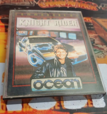 Knight Rider (Ocean 1987) Commodore C64 (Tap, Manual, Box) working 8-bit