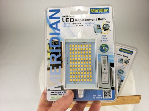 2x Meridian Replacement Bulb 900 Lumens 14w R7s LED Bulb 2800K - Picture 4 of 10