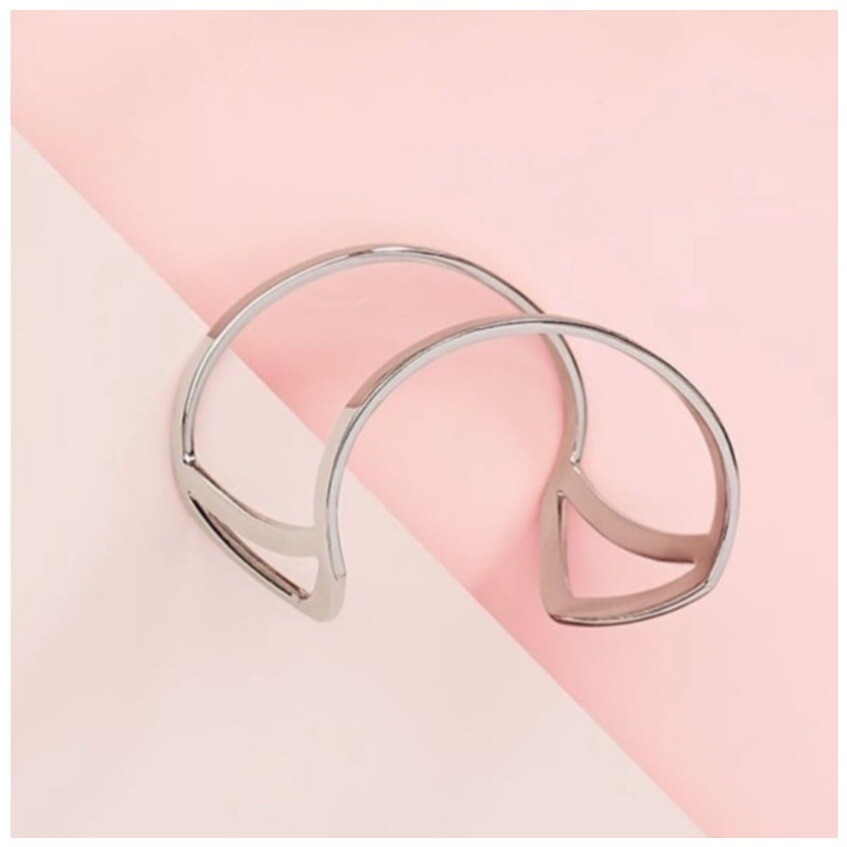 Jules Smith Jane Cuff Bracelet Silver View 2