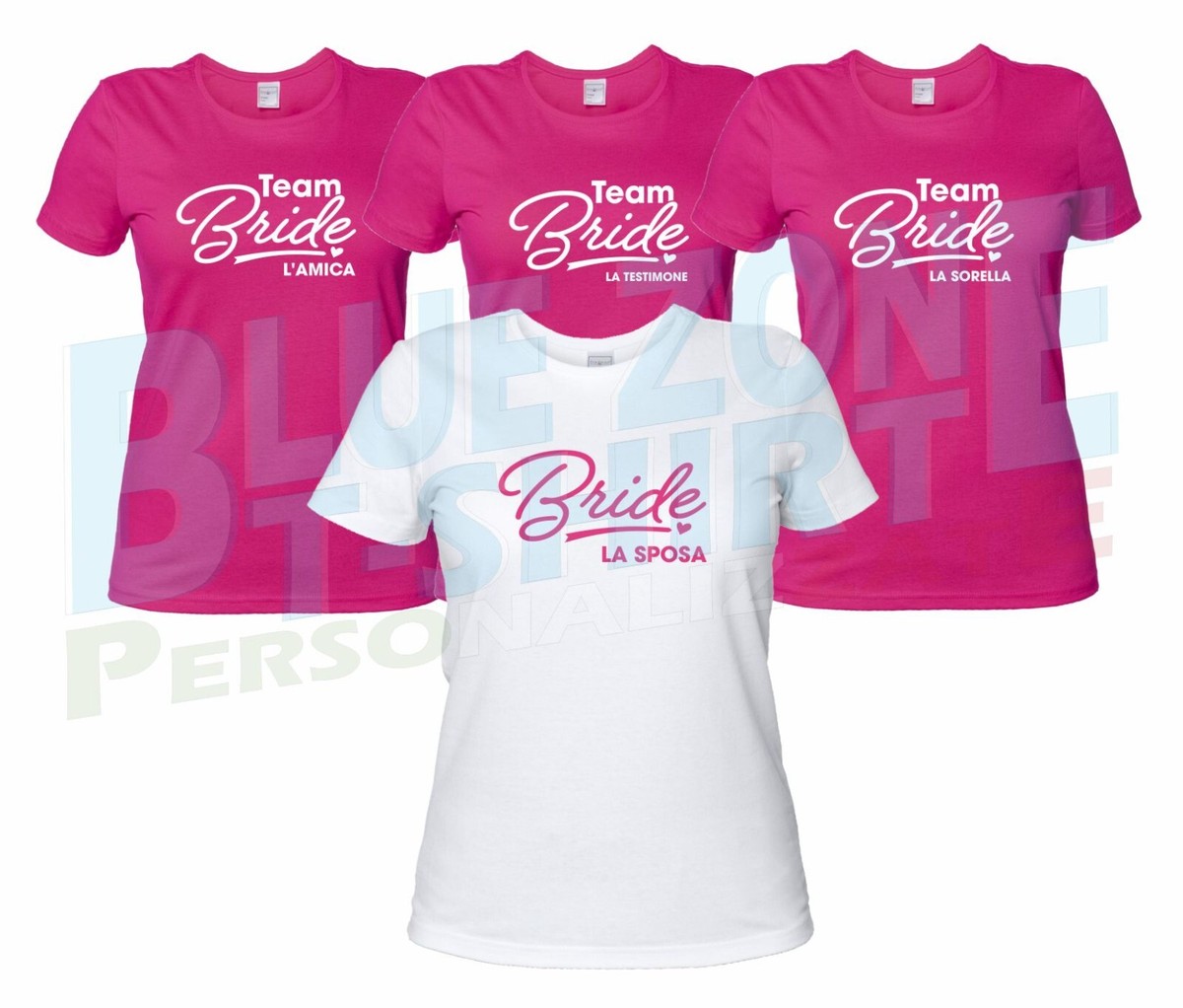 Pojah JGA T-Shirt Sposa, Maglietta Squadra Sposa per Donna