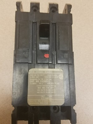 GOULD ITE E43B015 CIRCUIT BREAKER 1 YEAR WARRANTY 