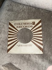 1 X Original Factory Records Sleeve 45 RPM - Columbia Records 487