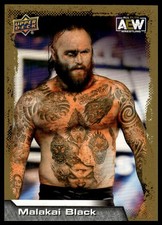 2022 Upper Deck AEW Malakai Black #51 Gold