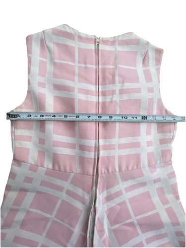 Vintage 1960s Eloise Curtis Happenstance Pink & White Mod Shift Dress Sleeveless, $69.99 - Photo 11