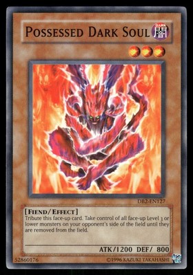 Yugioh Possessed Dark Soul DB2-EN127 Common Unlimited NM