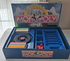 Monopoly Deluxe Edition Board Game Vintage Parker Brothers, 1998 Sealed New