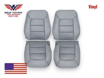 2005 2006 Gray Synthetic Leather Front Seat Covers for Ford Expedition Limited