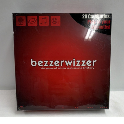 Mattel Bezzerwizzer Board Game of Trivia, Tactics, and Trickery 2008 NEW SEALED