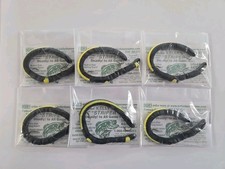 KELLY'S® STRIPER™ 6 Black/Yellow SCENTED 3 HOOK RIGGED PLASTIC WORMS Made USA