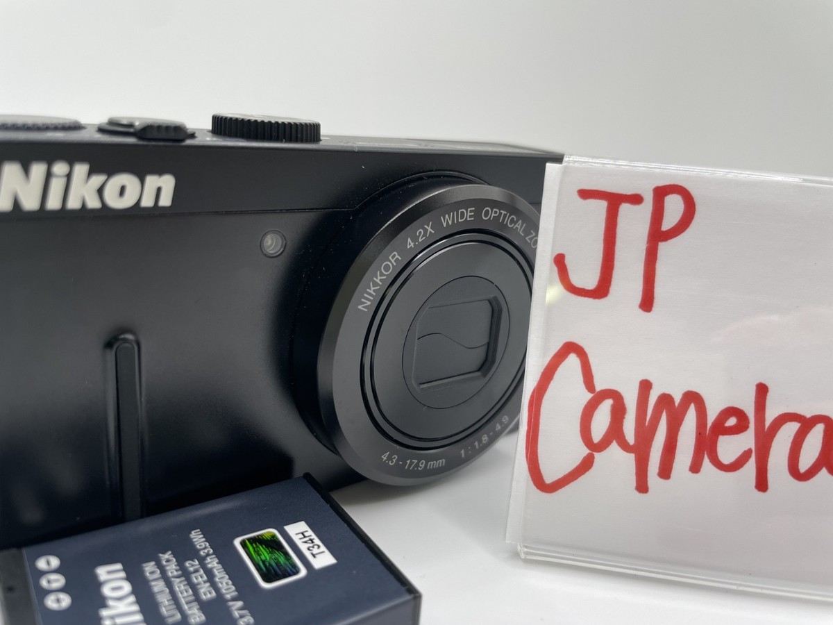 Excellent Nikon COOLPIX P300 Black 12.2MP 4.2x Compact