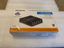 NETGEAR GS305E-100NAS 5-Port Gigabit Ethernet Smart Managed Plus Switch