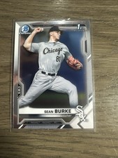 Sean Burke #4 White Sox RC 2021 1st Bowman Chrome Draft - Chrome Base - K