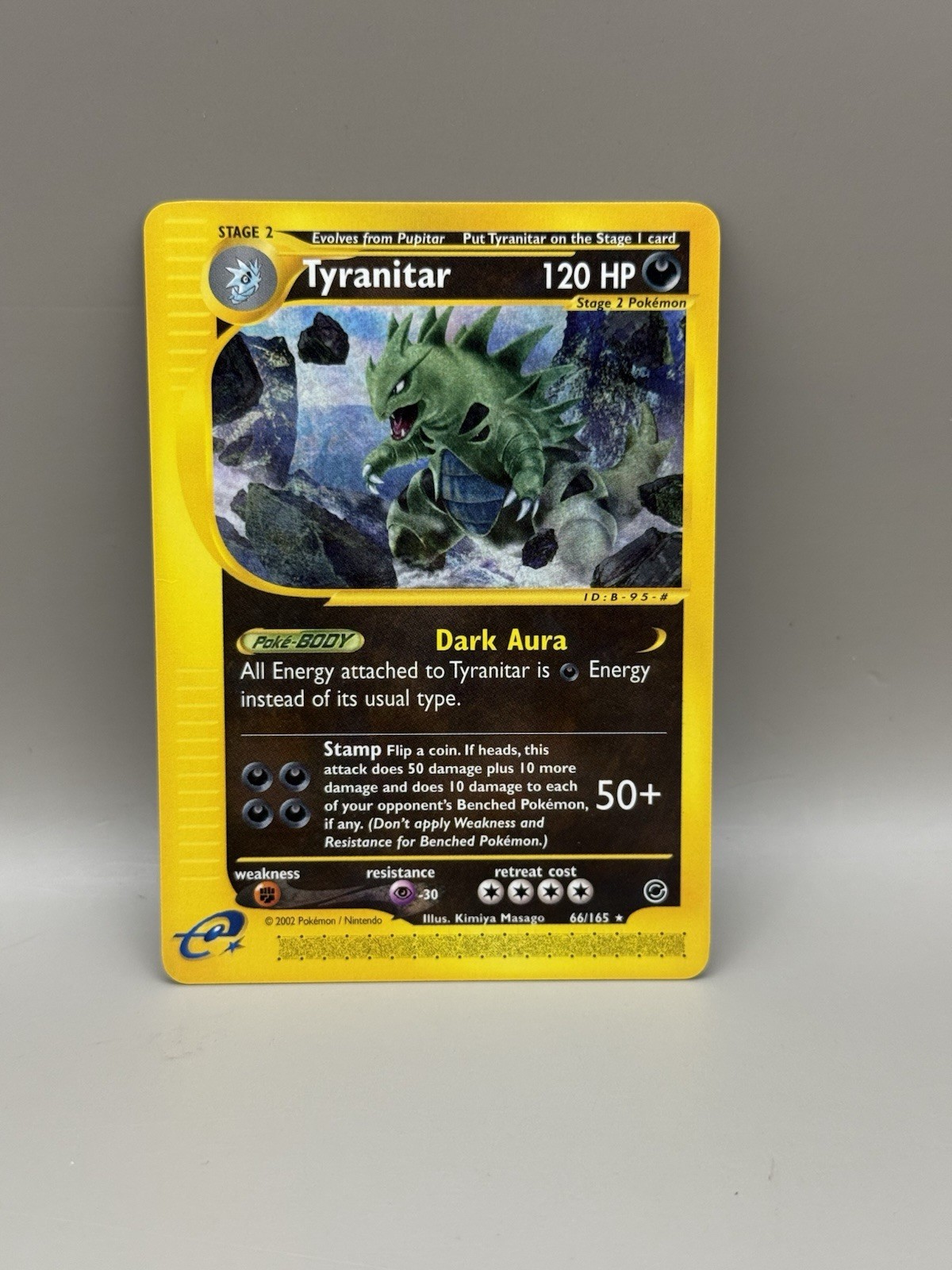 Tyranitar - 66/165 - Pokemon Expedition Non Holo Rare - NM
