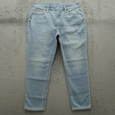 Old Navy Jeans Women's Size 4 Blue Mid-Rise Boyfriend Denim Pants 25" Inseam