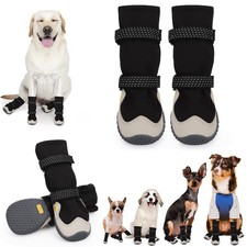 Dog Shoes for Large Small Medium Dogs, Dog Snow Boots Winter, Dog Booties and...