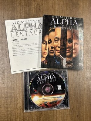 Sid Meier's Alpha Centauri - PC - Game & Manual! AS IS!