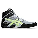 Asics Men's MATCONTROL 3 Wrestling Shoes, 15, Grey Blue/Safety Yellow, Grey Blue