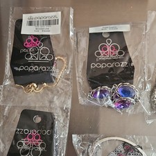 Paparazzi Adjustable Bangle, Beaded, Charm Bracelets Lot, Multicolor