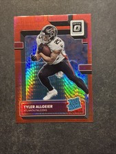 2022 Panini Donruss Optic - Rated Rookie Tyler Allgeier #278 Red Hyper Prizm...