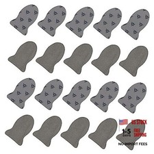 Mobile Gaming Finger Sleeves, Controller Finger Thumb Sleeve, Silver Cloth 10