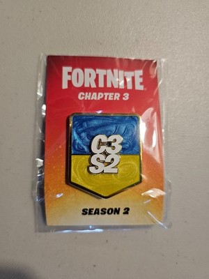 Fortnite Epic Games Chapter 3 Season 2 Exclusive Rare Pin Unopened