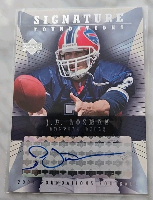 JP Losman Upper Deck Foundations Signature Foundations #SFJP Signature Foundations
