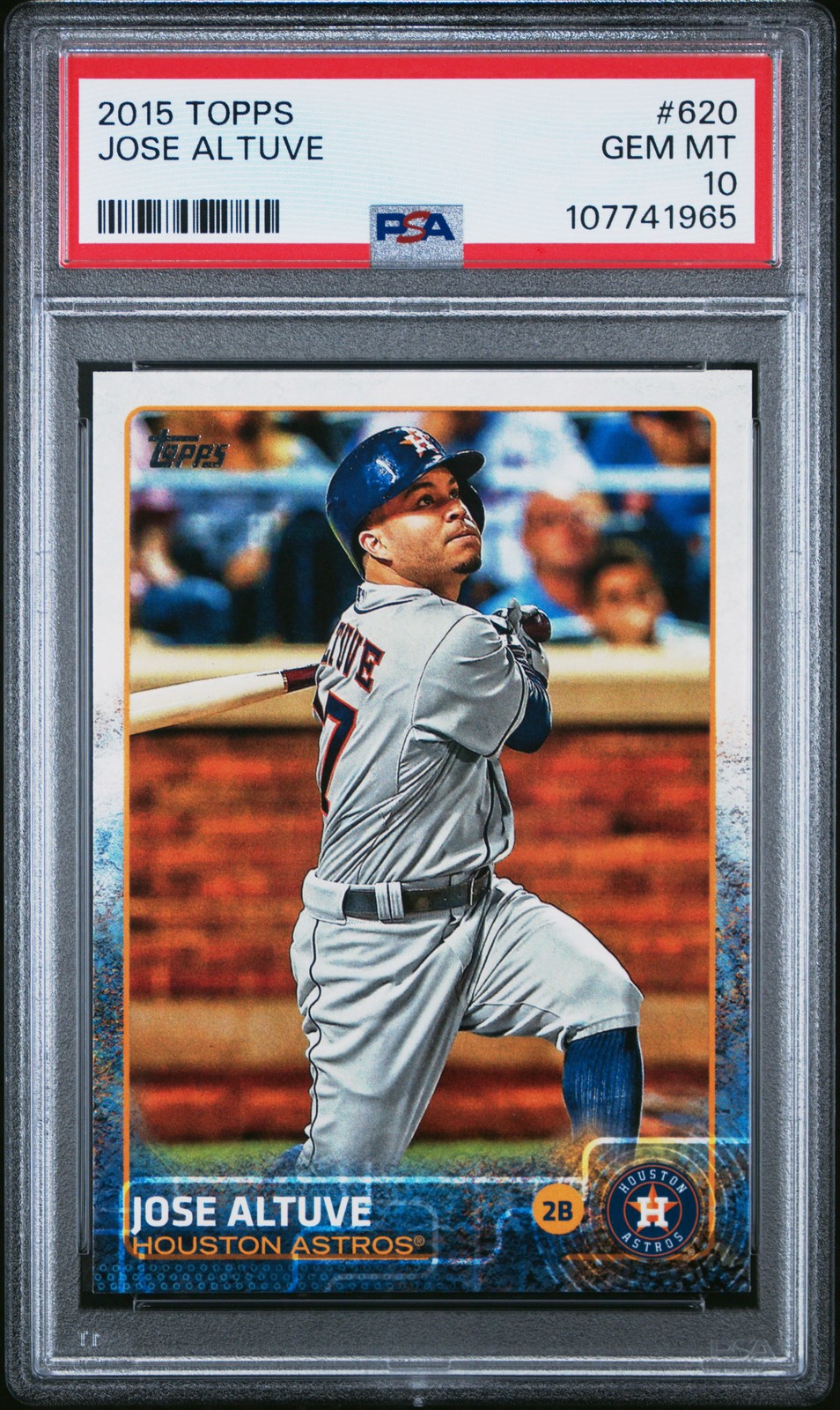 2015 TOPPS #620 JOSE ALTUVE PSA 10