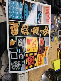 Final Fantasy Explorer's Handbook Nintendo NES Instruction Manual And Map Only