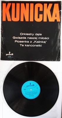 Halina Kunicka - Kunicka - Polish Mono Vinyl LP - Excellent Vinyl