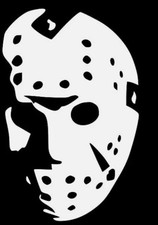 JASON MASK Friday the 13th Vinyl Decal Car Wall Window Sticker PICK SIZE COLOR
