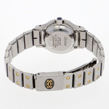 CARTIER 866674 Santos Octagon WATCH white SS/YG AT 4