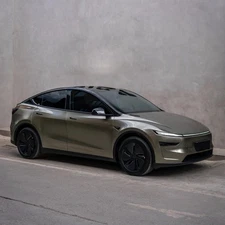 Tesla Model Y 2025 PreCut PPF Paint Protection Film Wrap Change Aventurine Green