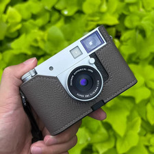 Fujifilm X Half 18MP Digital Camera Body, 10.8mm f/2.8 Lens, Silver