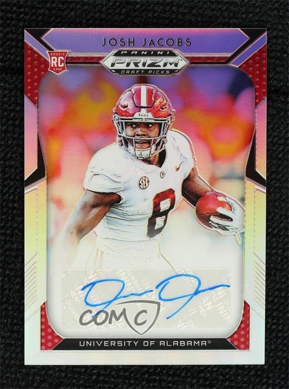 2019 Panini Prizm Draft Picks Silver Josh Jacobs #135 Auto 1q7k