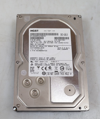 HGST HUS724040ALA640 3.5'' 4TB SATA 6Gb/s 7200RPM Hard Drive