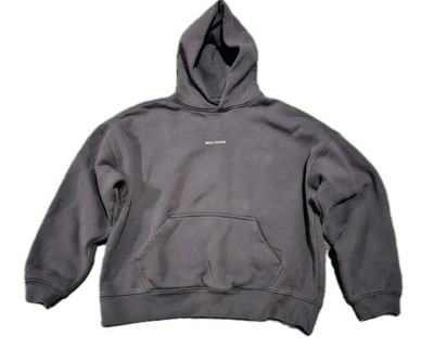 WRSTBHVR Core Charcoal Gray Heavyweight Hoodie Worst Behavior Boxy Oversized M