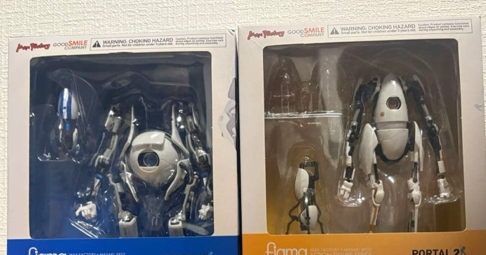 Figma Portal 2 Atlas & P-Body Set Action Figures | eBay